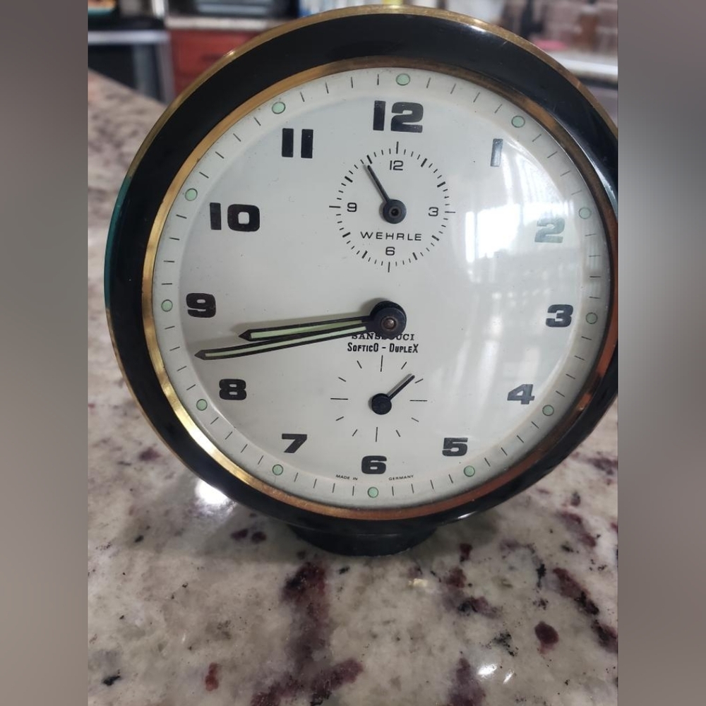 VINTAGE WEHRLE ALARM CLOCK